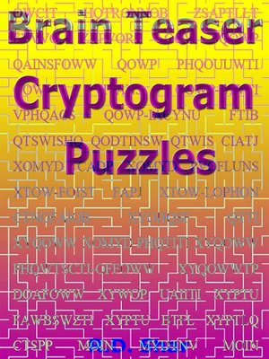 cover image of Brain Teaser Cryptogram Puzzles